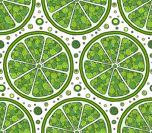 石灰无缝模式。图片下载