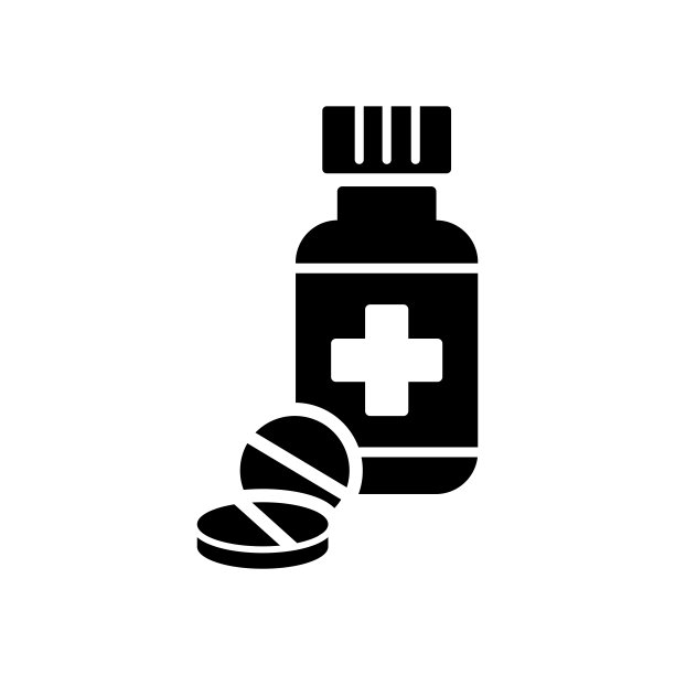 药瓶图标设计矢量模板图片下载