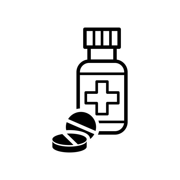 药瓶图标设计矢量模板图片下载