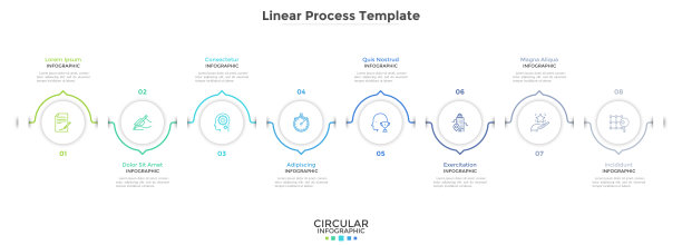 现代创意信息图表模板图片下载