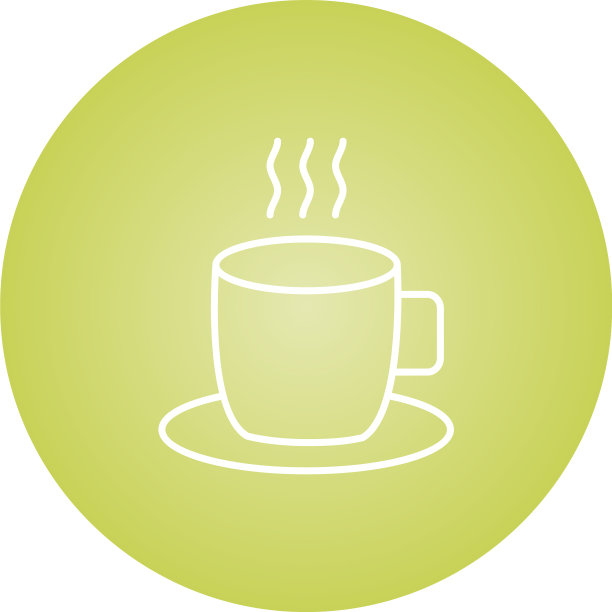 独特的热咖啡系列图标图片下载