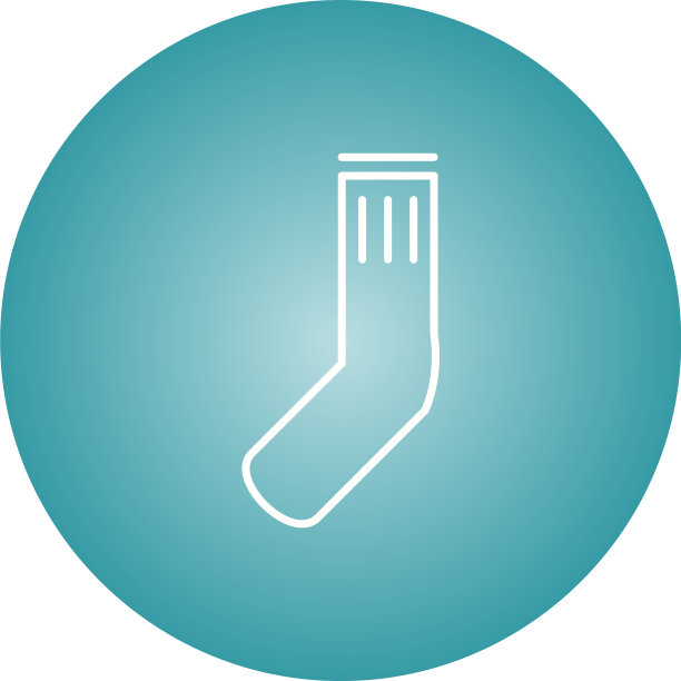 独特的袜子线图标图片下载