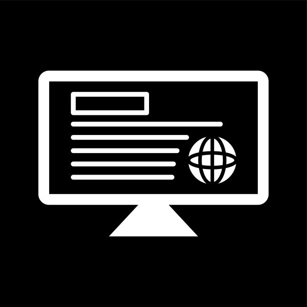 独特的在线阅读新闻标志符号图标图片下载