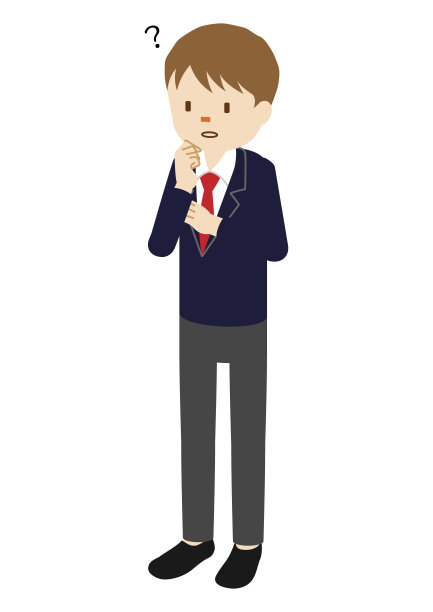 一名男高中生(全身)插图图片下载