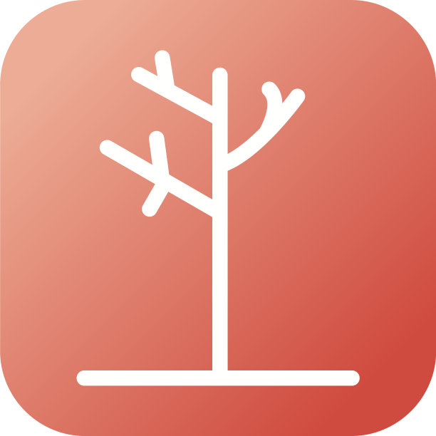 独特的秋季字形图标图片下载