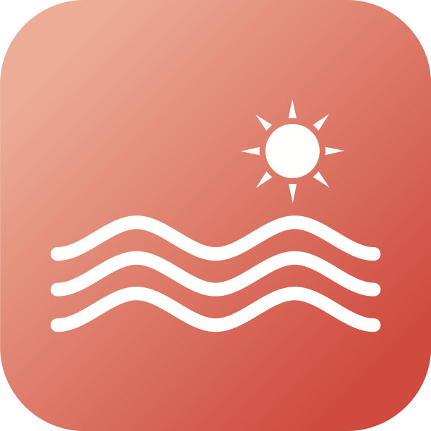 独特的水电字形图标图片下载