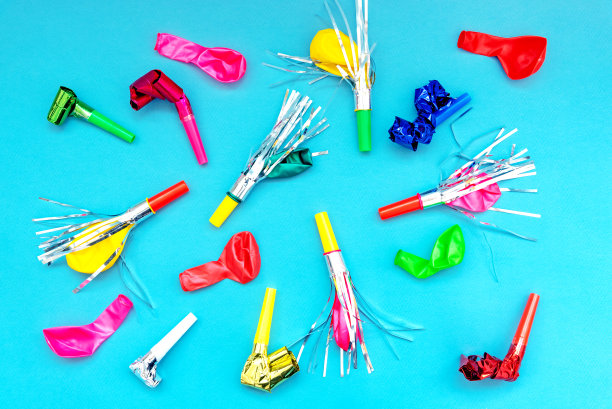 平铺装饰方概念亮上蓝色图片下载