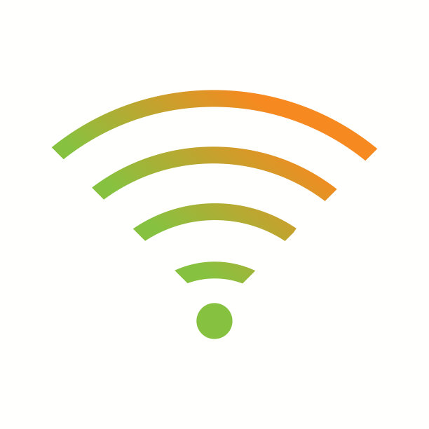 独特的WIFI线性图标图片下载