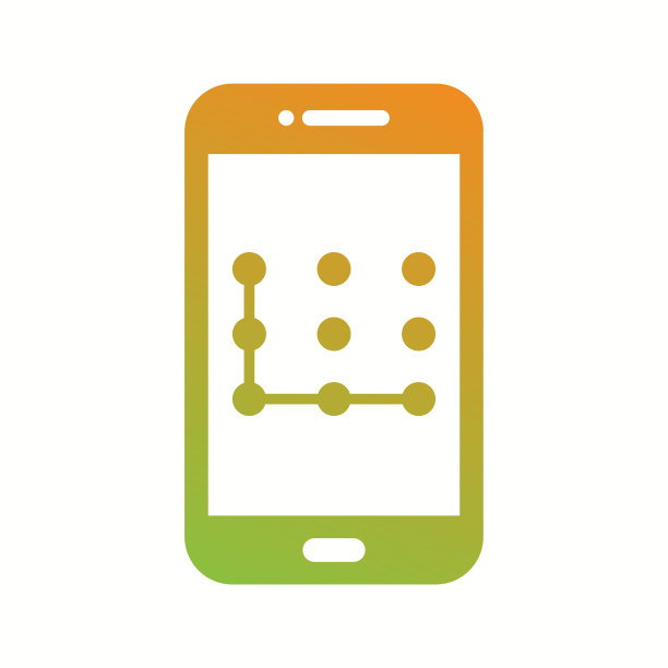 独特的图案锁字形图标图片下载