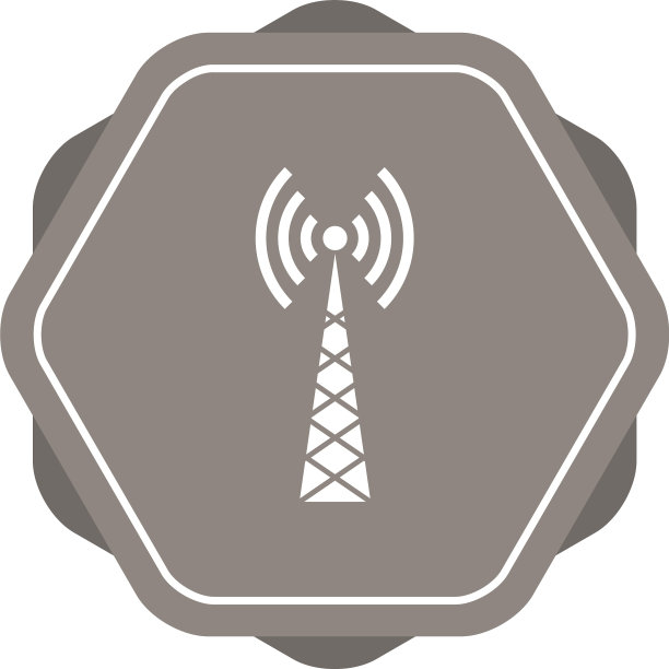 独特的电信塔标志符号图片下载