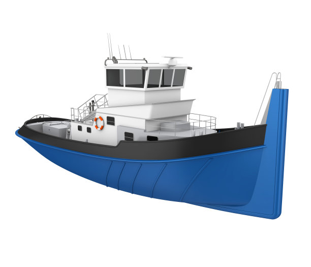 拖船孤立图片下载