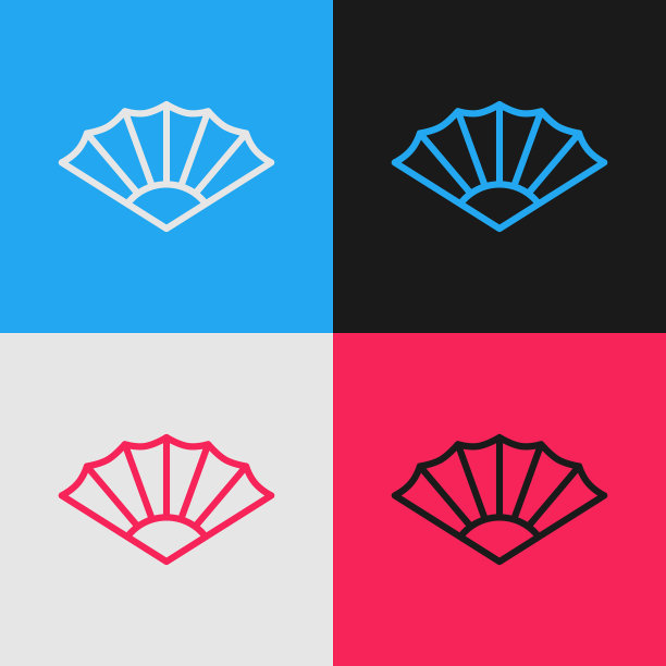 色线传统纸张中、日图片下载