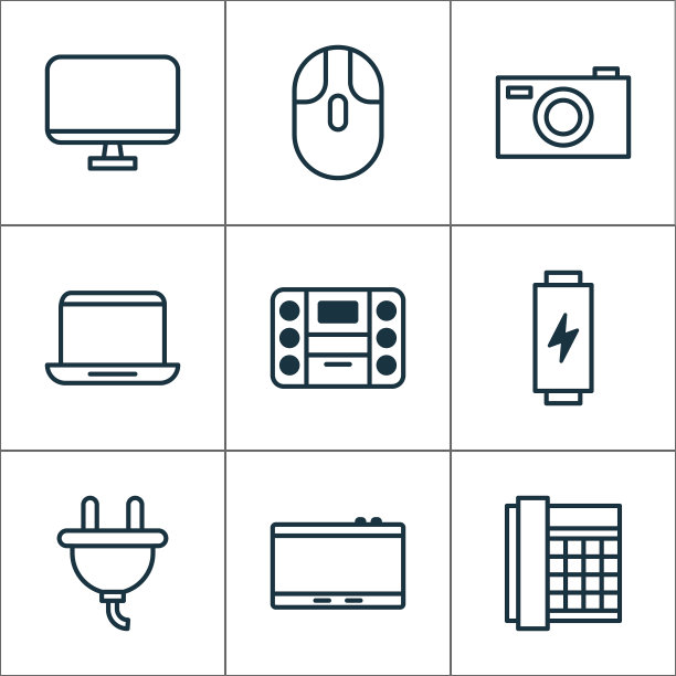 小工具图标设置与笔记本照相设备图片下载