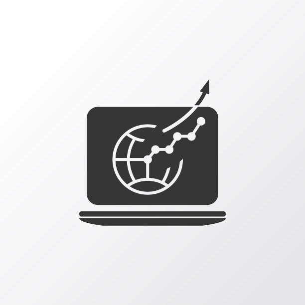 流量增长图标象征优质质量图片下载