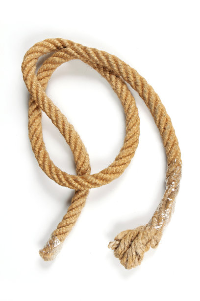 绳环结在白色图片下载