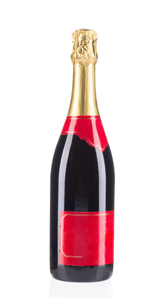香槟酒瓶。图片下载
