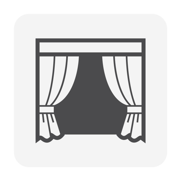 窗帘盲目的图标图片下载