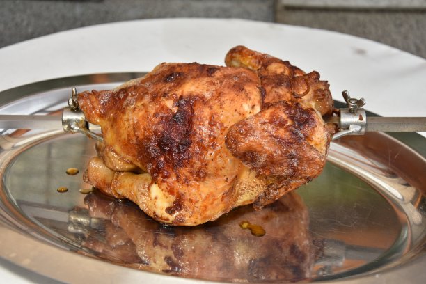 烤鸡在烧烤，Rotisserie图片下载