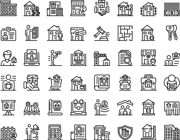 房地产经纪人图标设置大纲样式图片下载