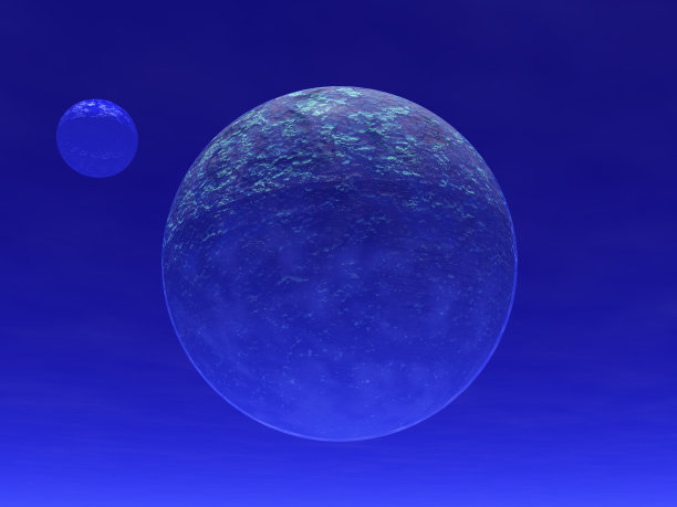 奇妙的行星和Spase景观图片下载