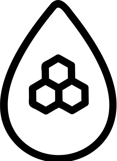 蜂蜜滴排水图标隔离图片下载