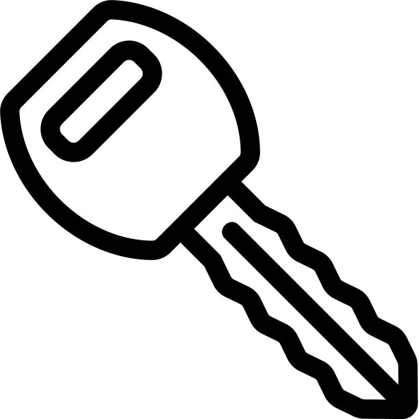 键图标孤立轮廓符号图片下载