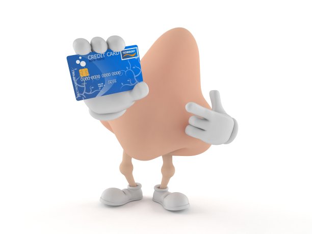 鼻子字符持有信用卡图片下载