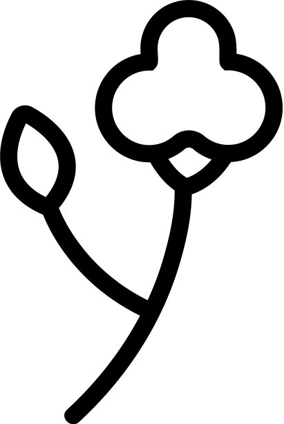 棉花图标孤立轮廓符号图片下载