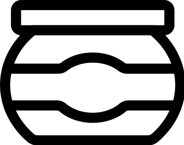 蜂蜜图标孤立轮廓符号图片下载