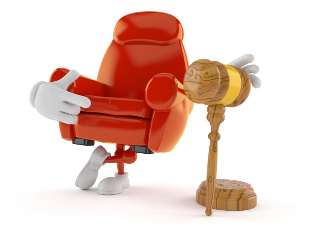 扶手椅人物与木槌图片下载