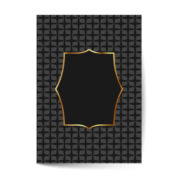 豪华高档封面设计与复古模式图片下载