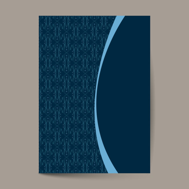 豪华高档菜单设计财务年度报告图片下载