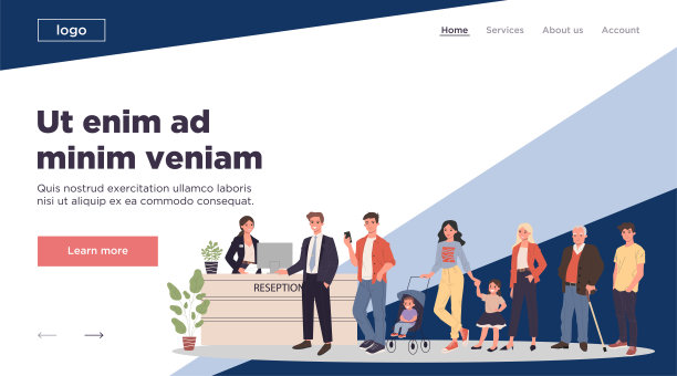 商店顾客排队等候图片下载