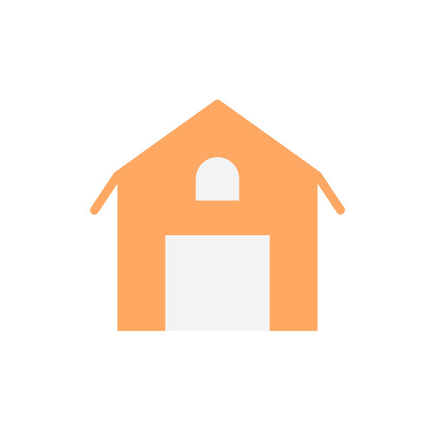 农场，建筑，谷仓图标。简单的颜色矢量元素的农业图标用户界面和用户体验，网站或移动应用程序图片下载