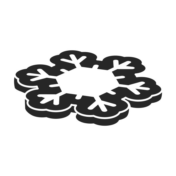 圣诞饼干黑色简约图标图片下载