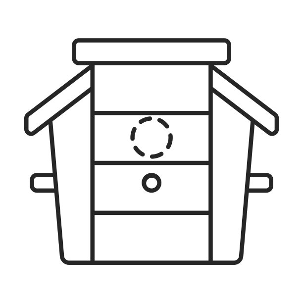鸟舍轮廓图标，已隔离图片下载