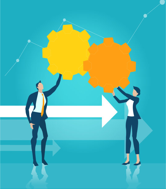 商业人士停滞不前。业务概念说明图片下载