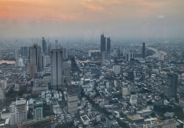 曼谷市景，泰国曼谷。图片下载