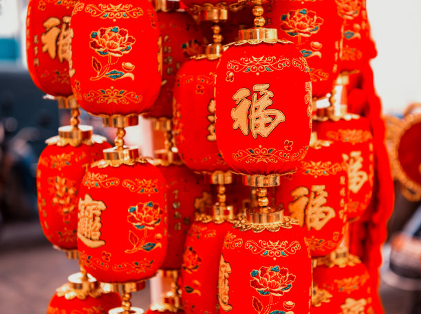 红东方灯笼素材图片