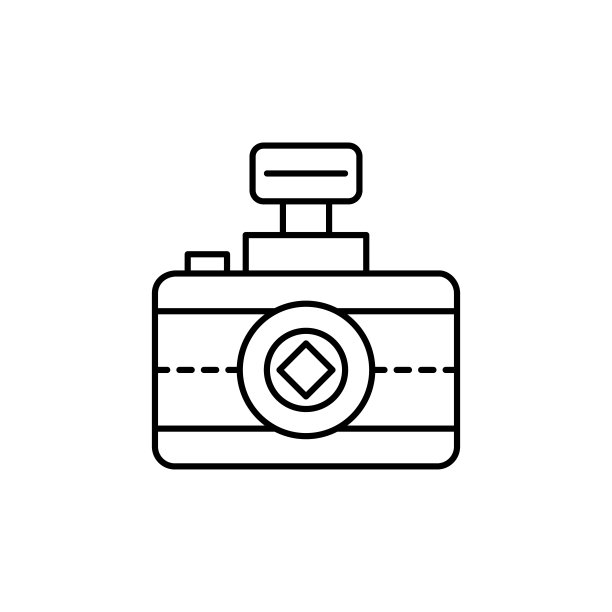 相机工具图标。考古学的简单线条，用于UI和UX，网站或移动应用程序的轮廓矢量元素图片下载
