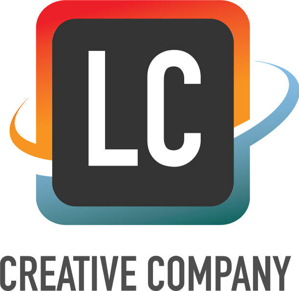 首字母lc swoosh创意设计标志图片下载