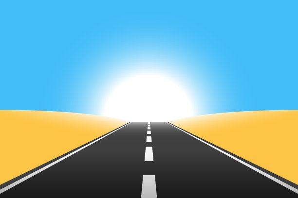 无限之路背景矢量设计插图图片下载