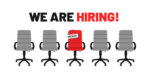 我们正在招人，有空缺。招聘和招聘横幅设计。空缺职位，加入我们的团队。企业招聘和招聘理念图片下载