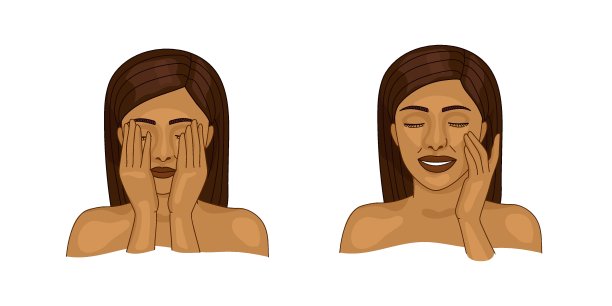 女人洗脸卸妆图片下载