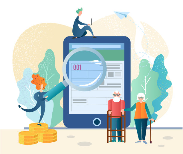 一对老夫妇首先获得贷款图片下载