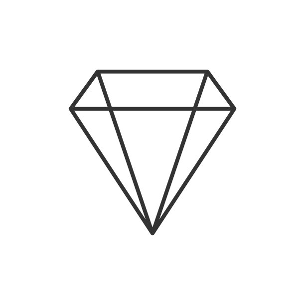 菱形线图标矢量图片下载