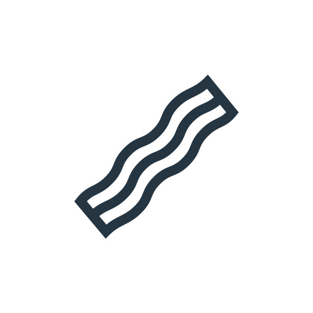 培根矢量图标。培根可编辑的中风。培根线性符号用于网页和移动应用程序，标志，印刷媒体。细线说明。矢量孤立轮廓绘制。图片下载