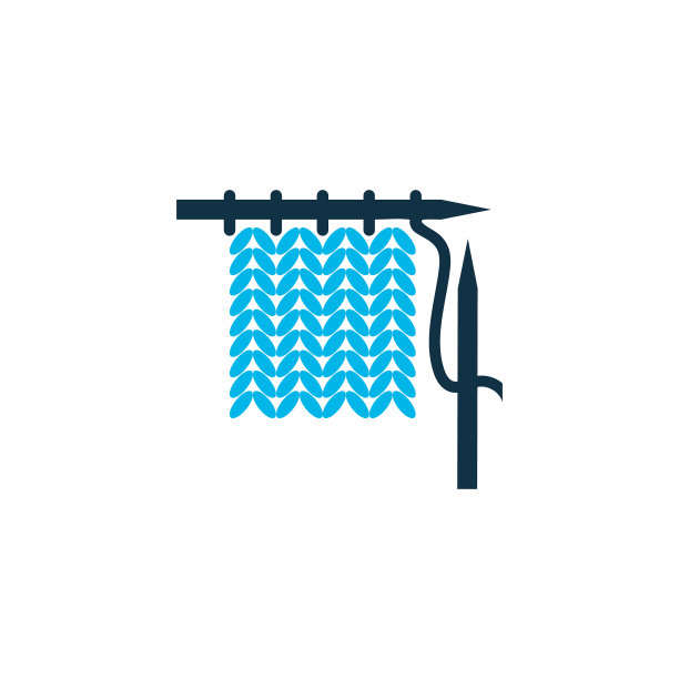 针织图标彩色符号优质品质图片下载