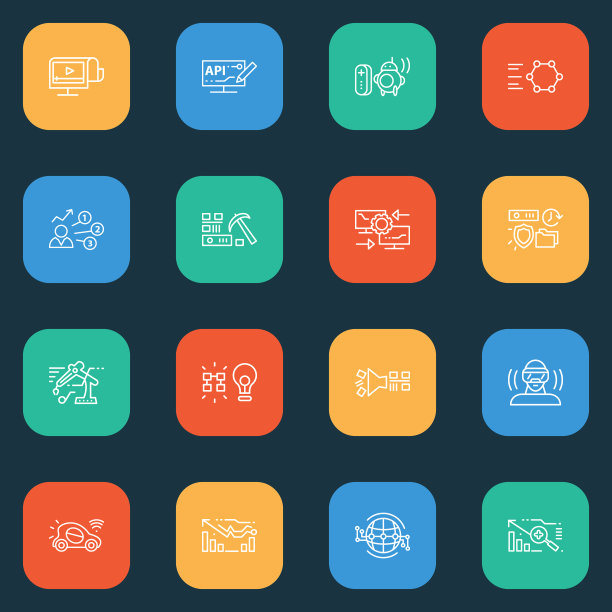 信息技术图标线条样式设置图片下载