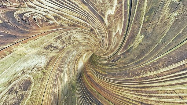 螺旋老木3D插图图片下载